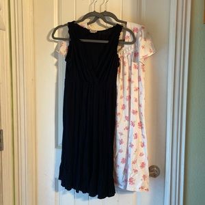 2 medium nursing maternity nightgowns